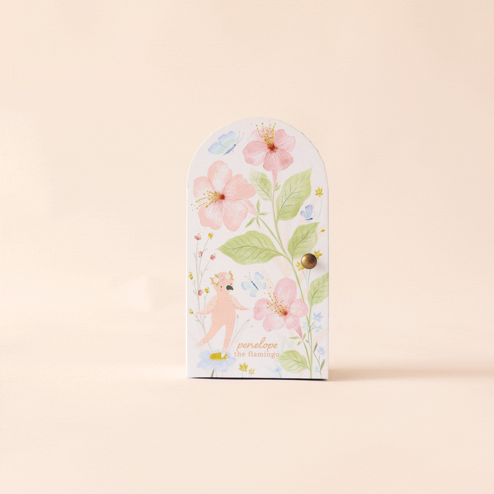 Tiny Penelope the Flamingo