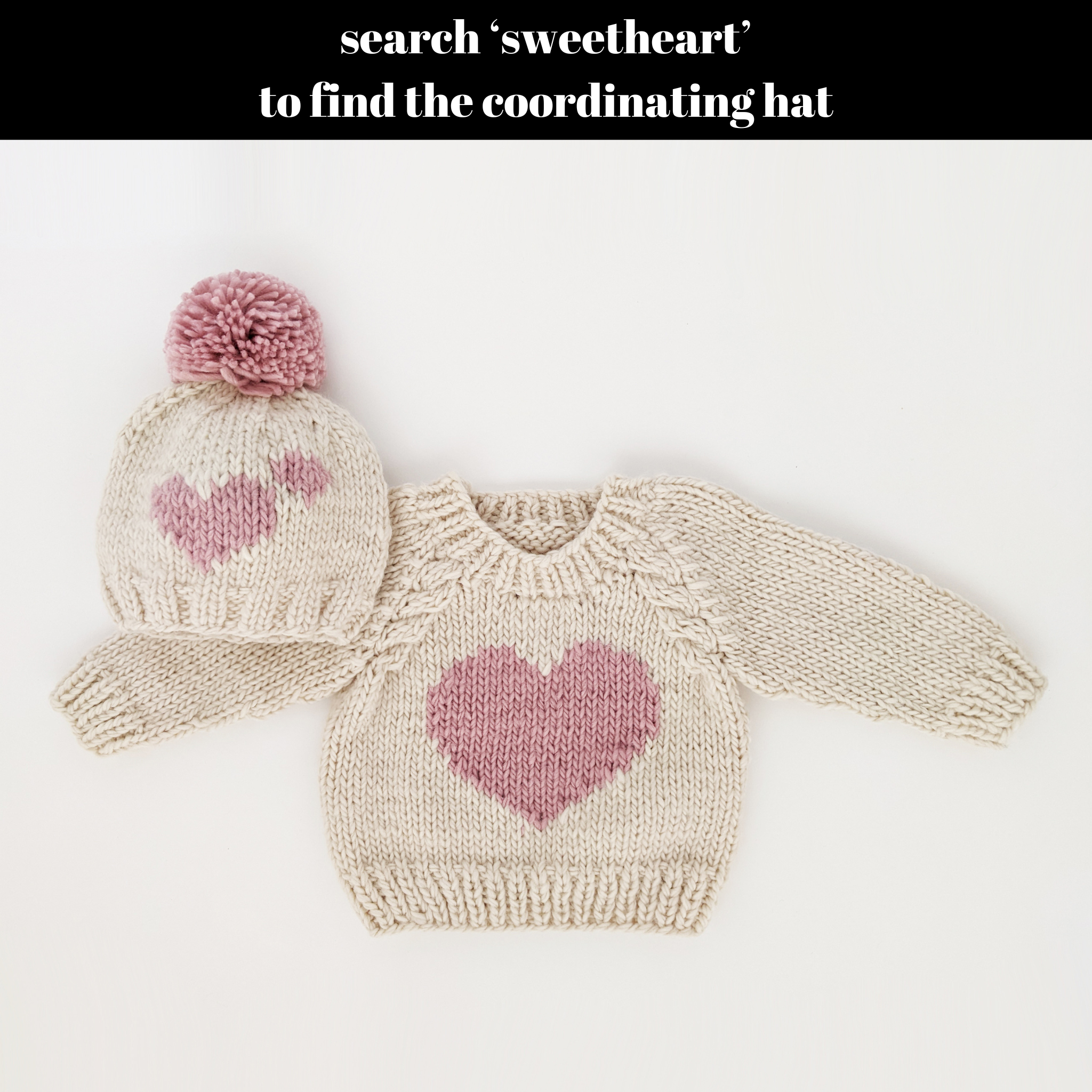 Sweetheart Crew Neck Sweater Baby & Toddler