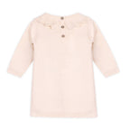 Emma Floral Embroidered Knit Baby Ruffle Dress