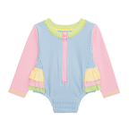 Seersucker Baby Rash Guard