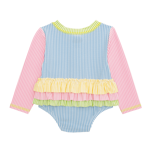 Seersucker Baby Rash Guard