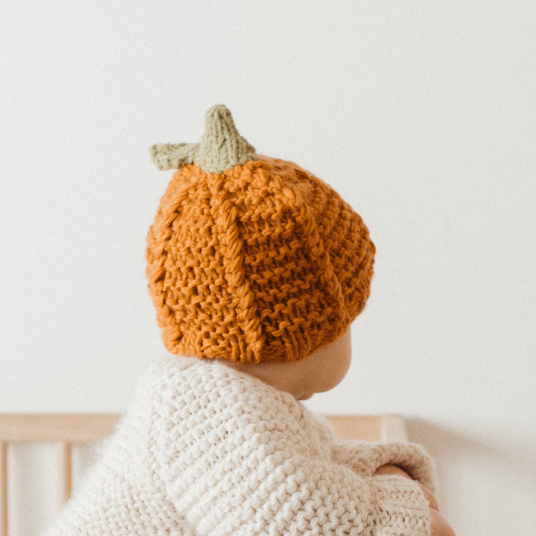 Pumpkin Knit Beanie Hat