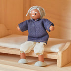 Grandfather Dollhouse Figure