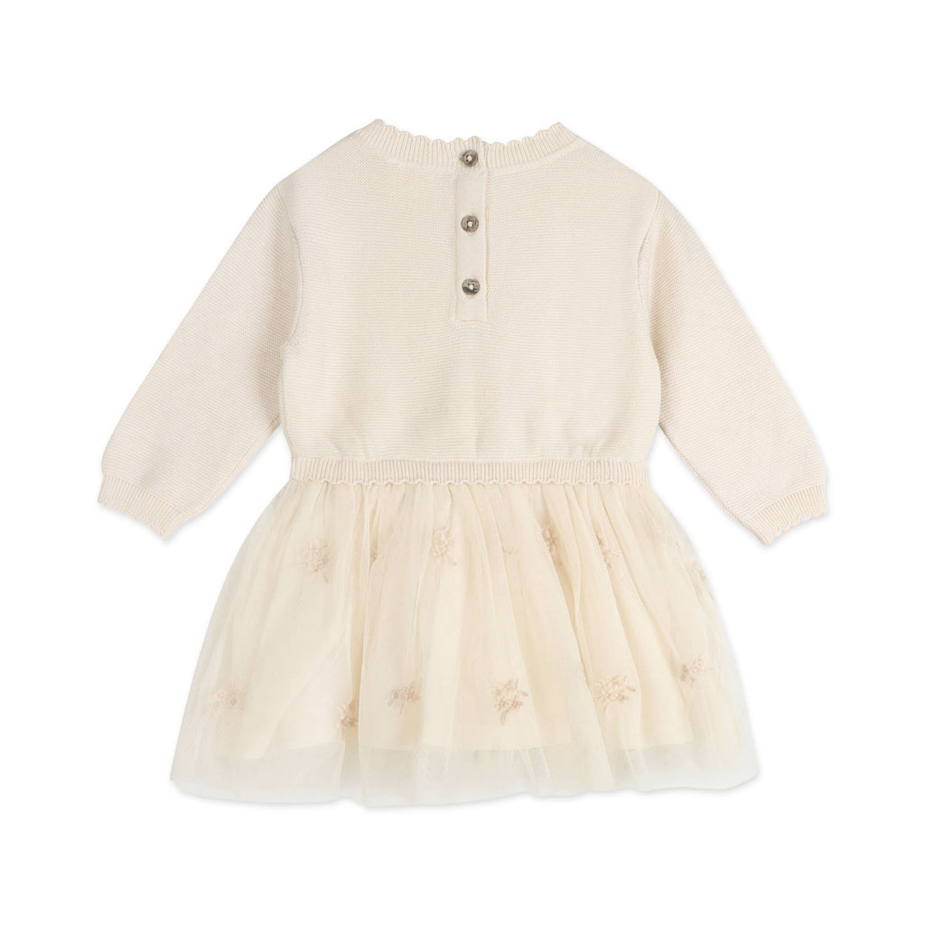 Clara Floral Knit Baby Tutu Dress