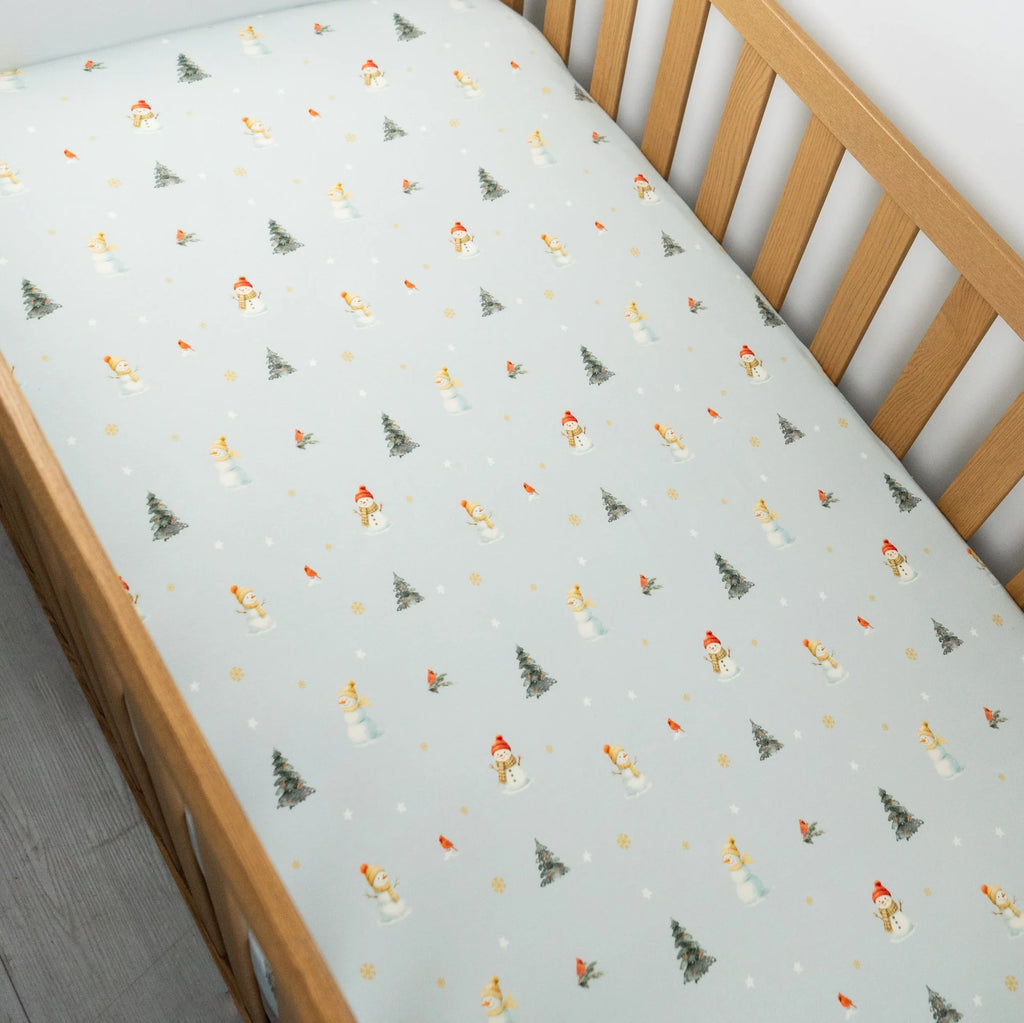 Holiday Bamboo Crib Sheet