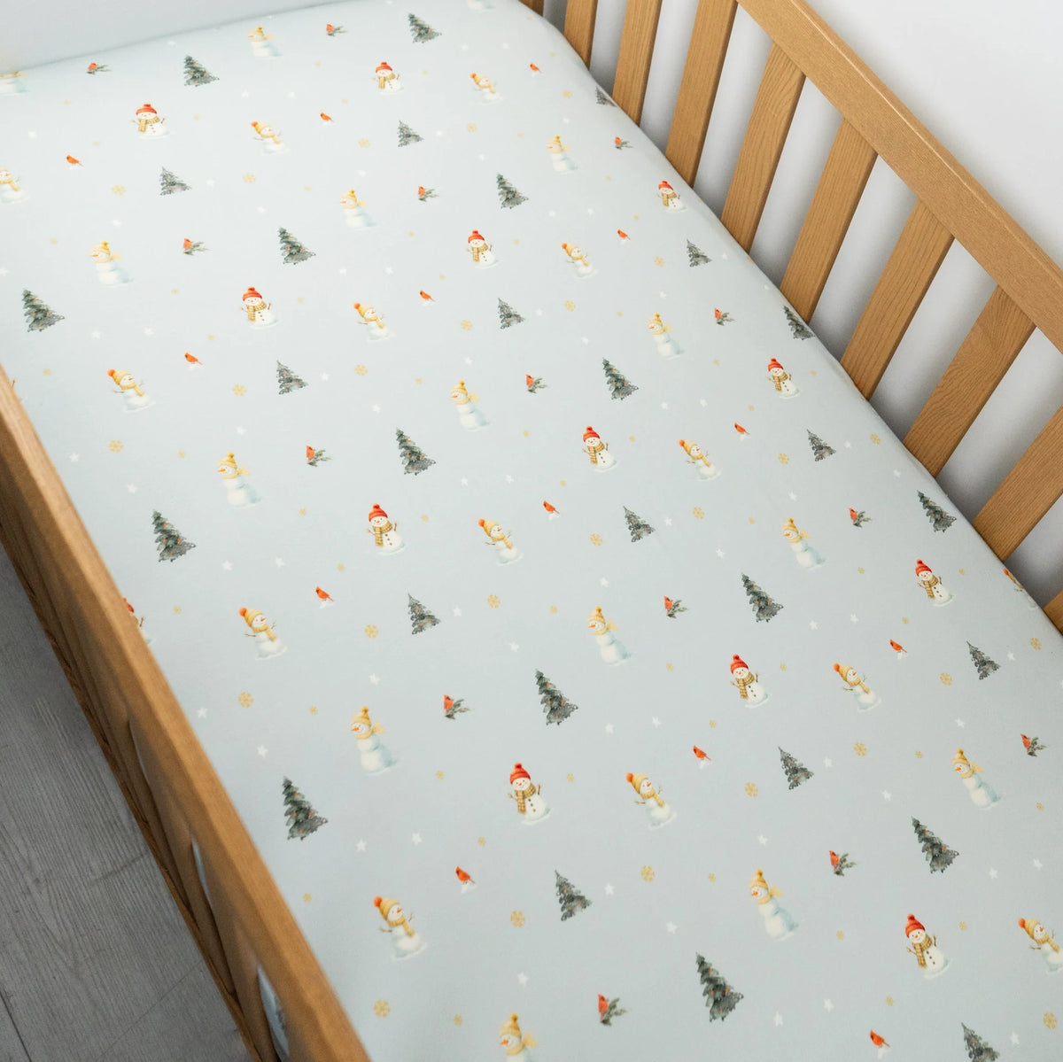 Holiday Bamboo Crib Sheet