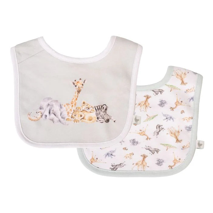 Little Savannah Baby Bib Gift Set