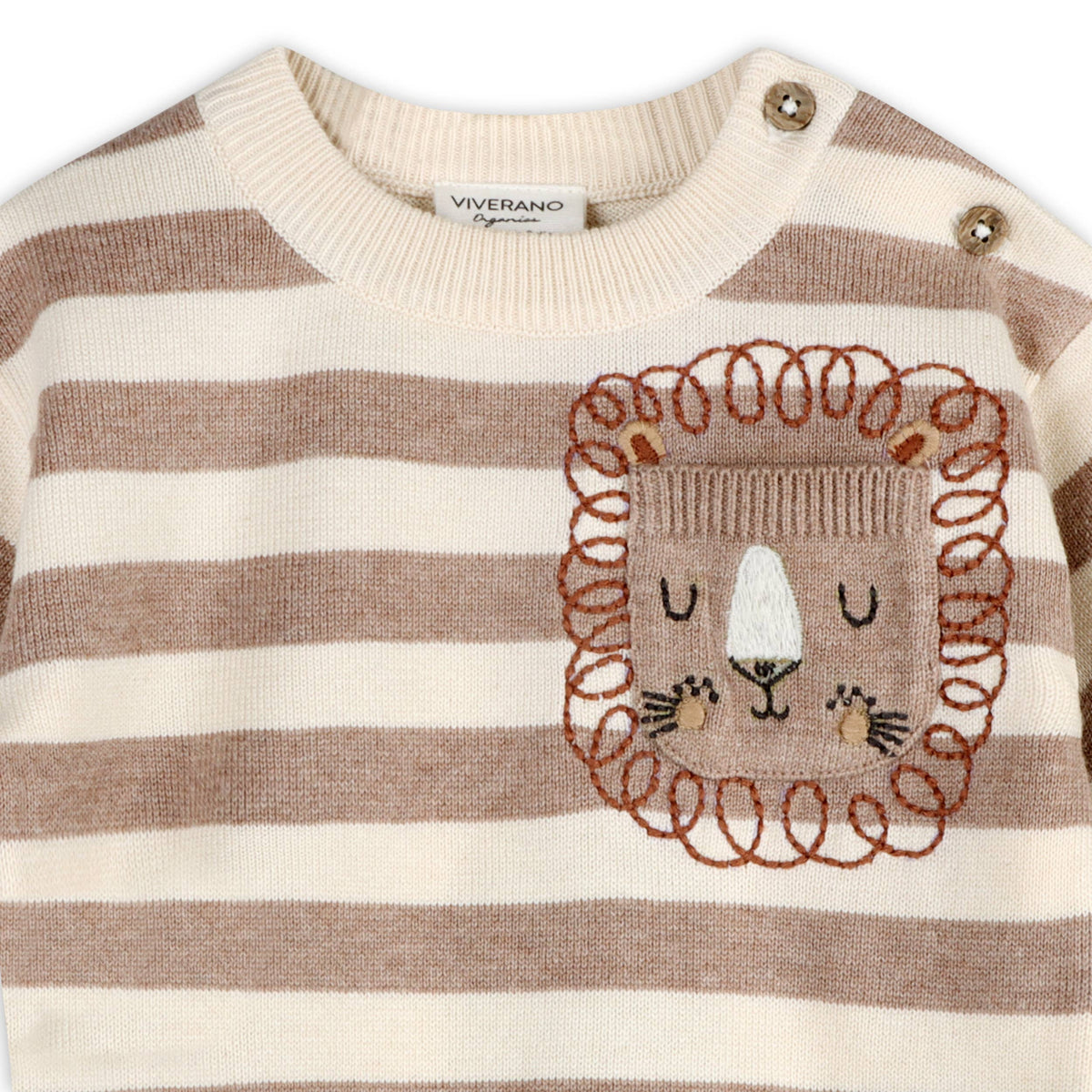 Lion Baby Knit Pullover & Pants