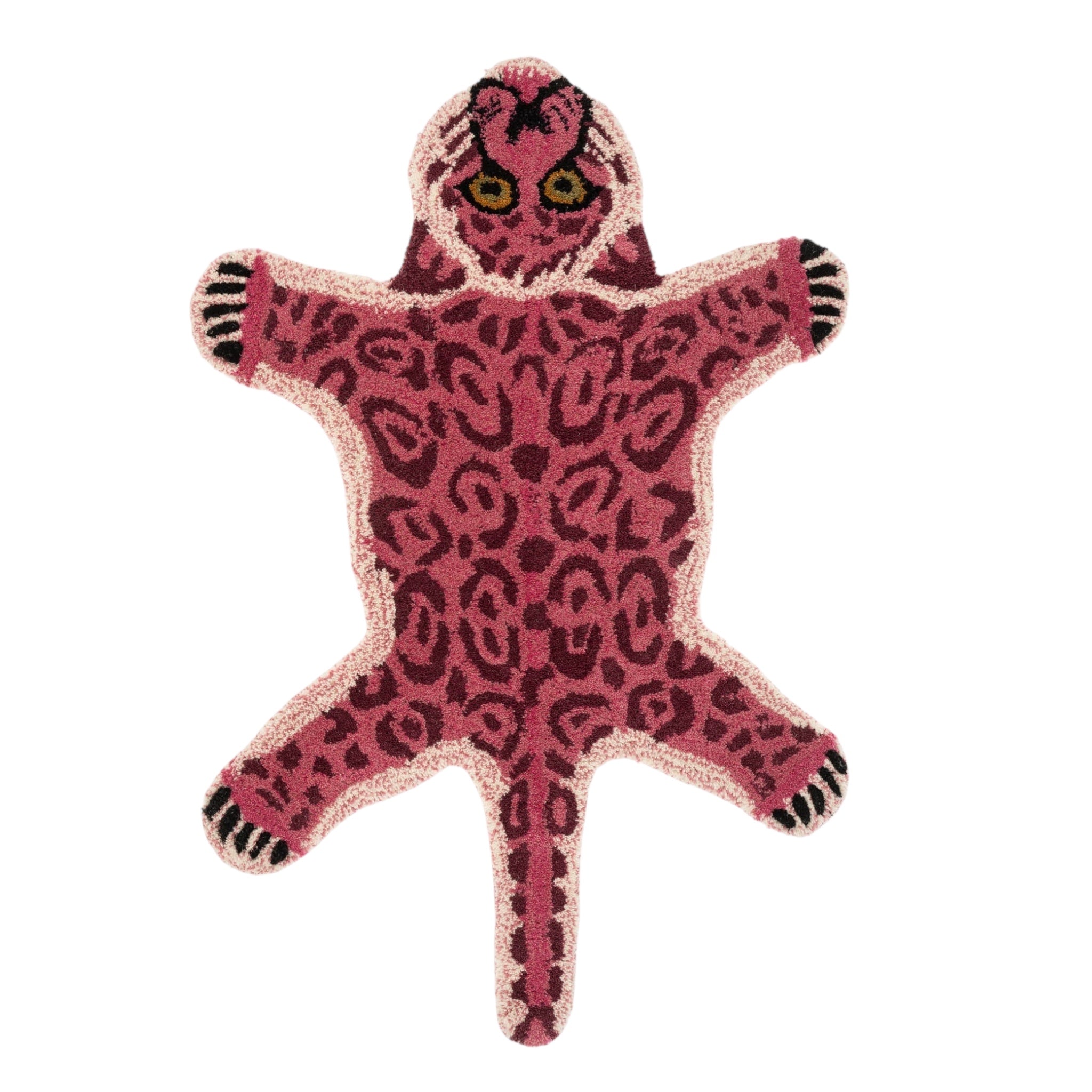 Animal Mat Pink Leopard