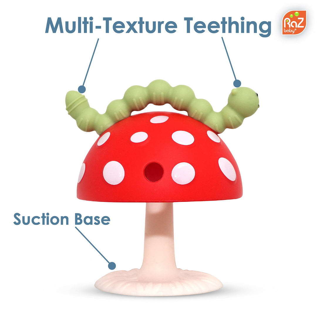 Chompy Mushroom Grip Teether