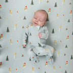 Holiday Bamboo Footed Sleeper