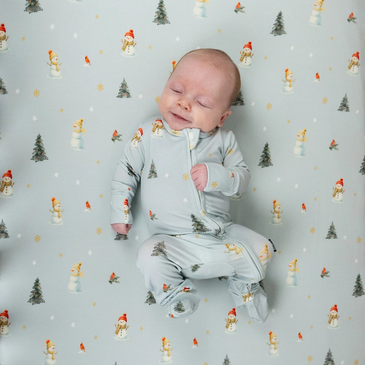 Holiday Bamboo Footed Sleeper