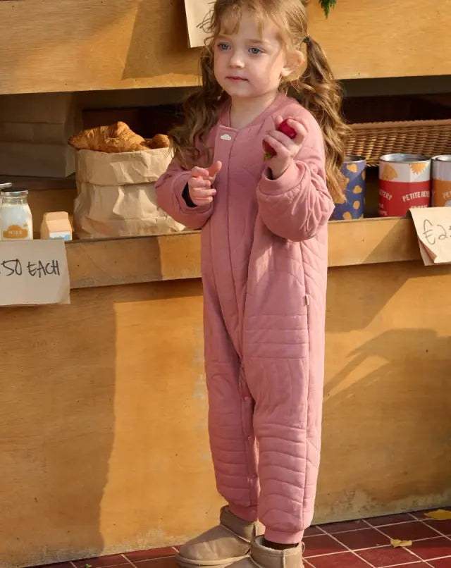 Bamboo Jersey Cloud Quilted Romper