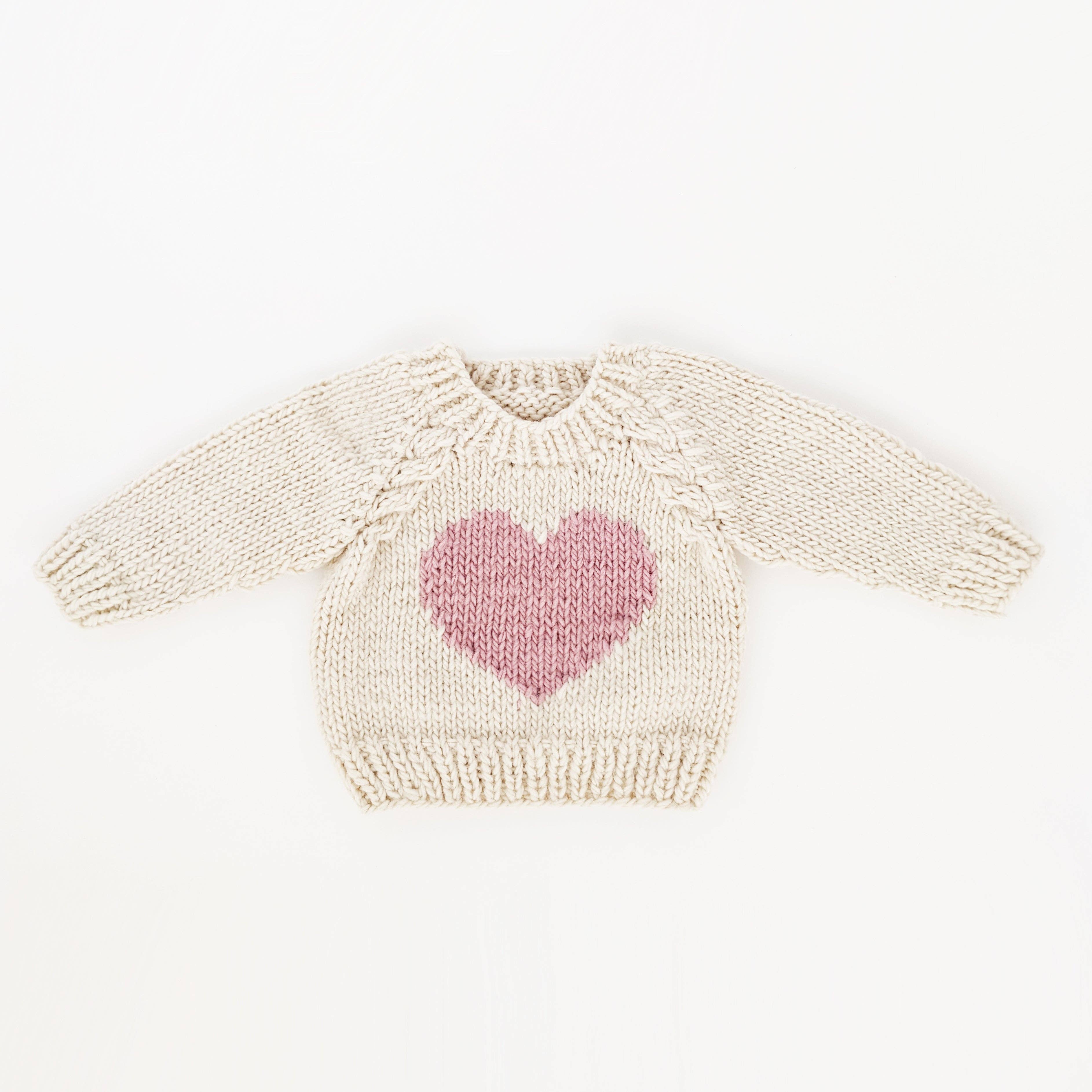 Sweetheart Crew Neck Sweater Baby & Toddler