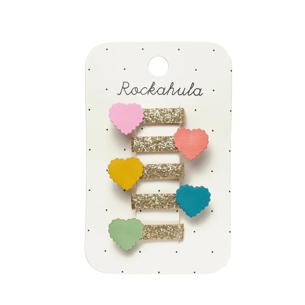 Scallop Heart Mini Clip