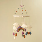 Rainbow Felt Mobile