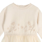 Clara Floral Knit Baby Tutu Dress