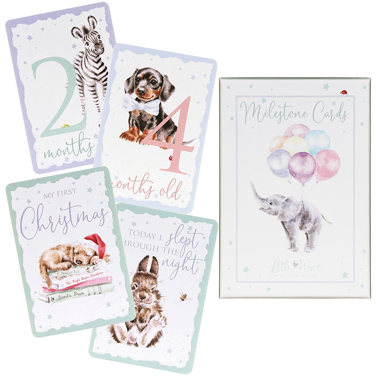 Baby Animal Milestone Cards