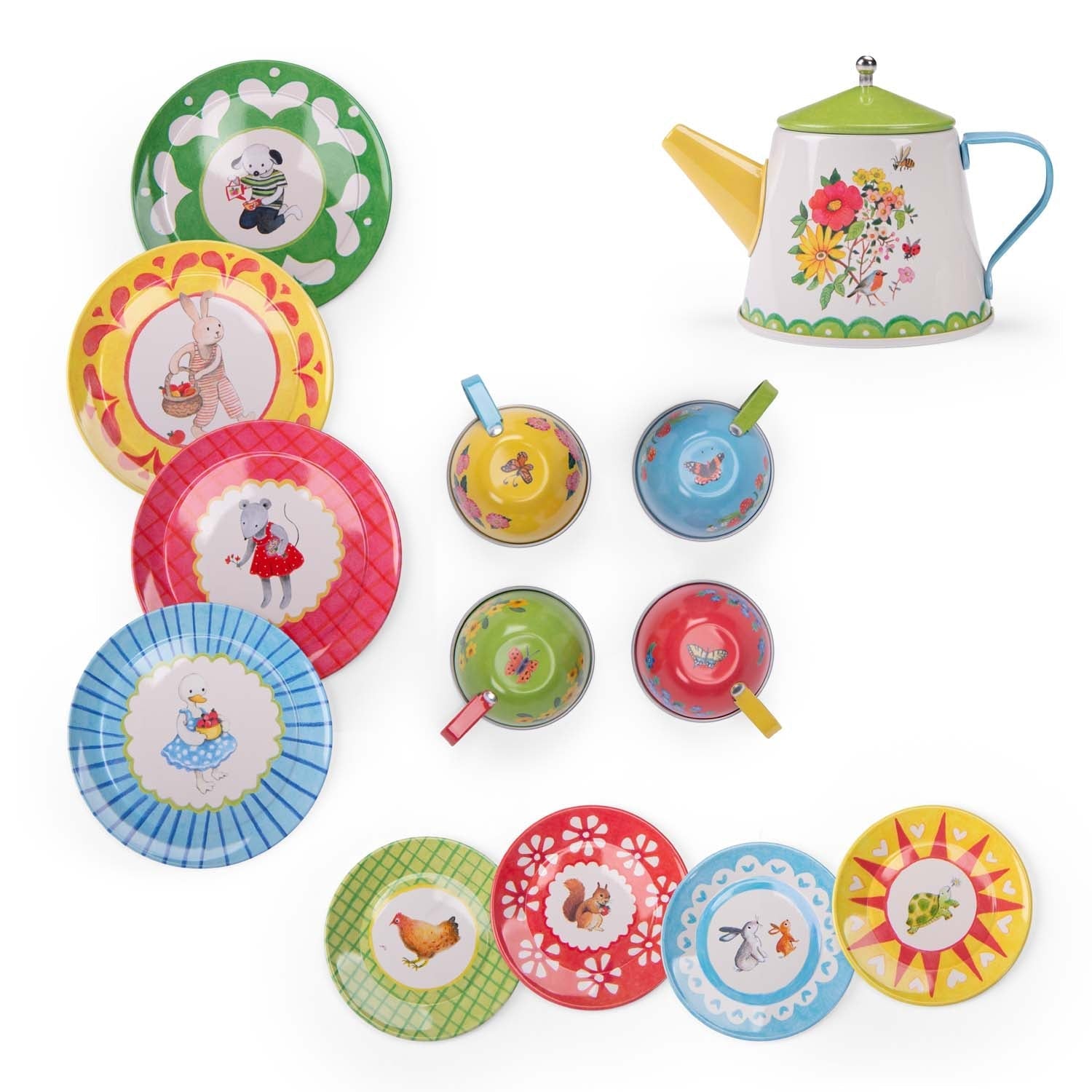 Metal Tea Set
