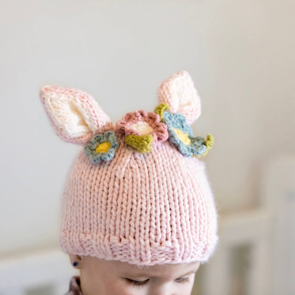 Flower Bunny Beanie Blush/Multi Baby & Kids