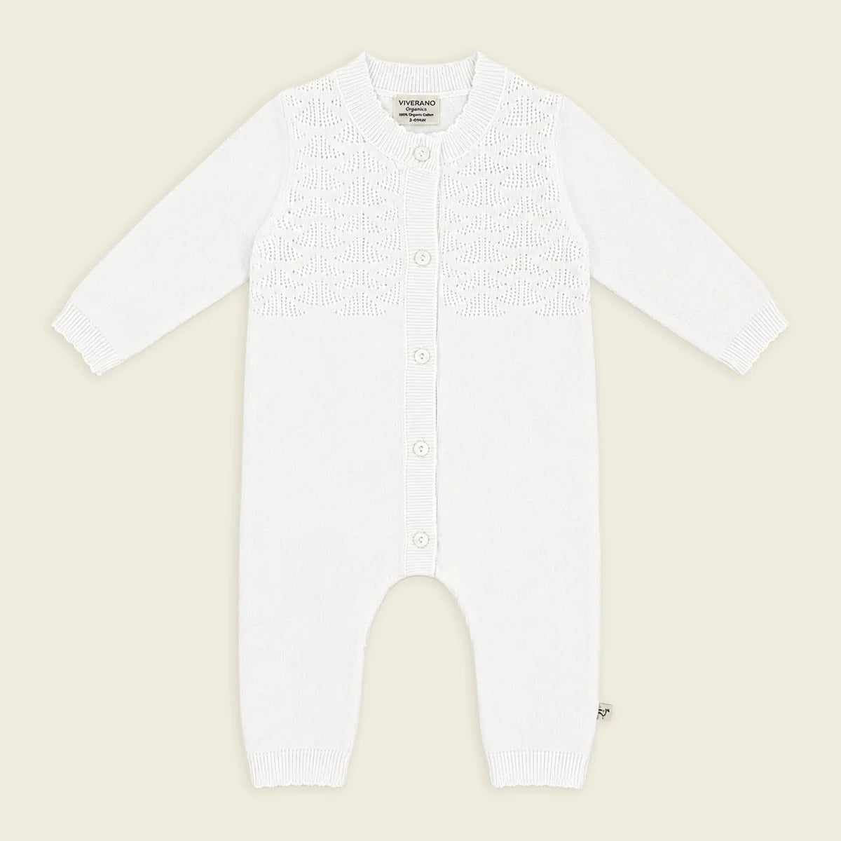 Pointelle Baby Jumpsuit
