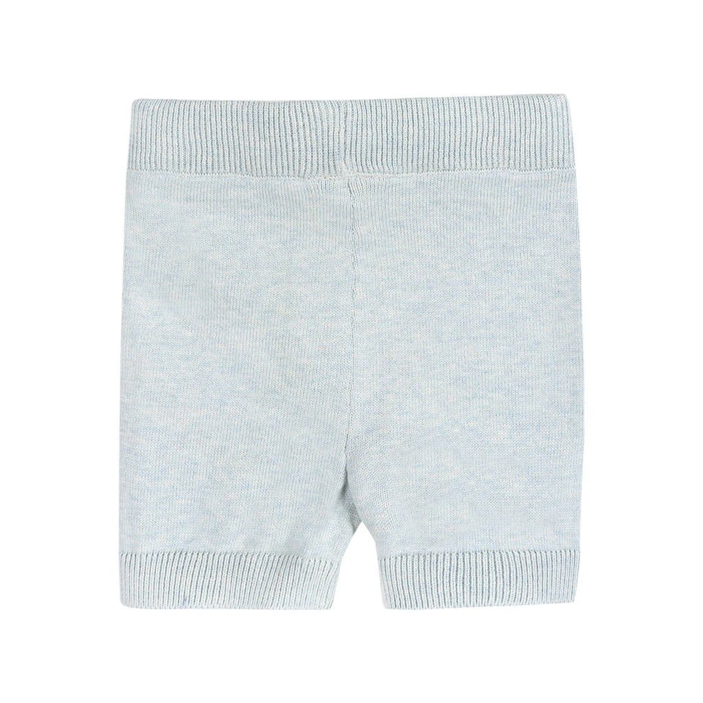 Miles Wave Textured Baby Shirt & Shorts Set (Organic Cotton)