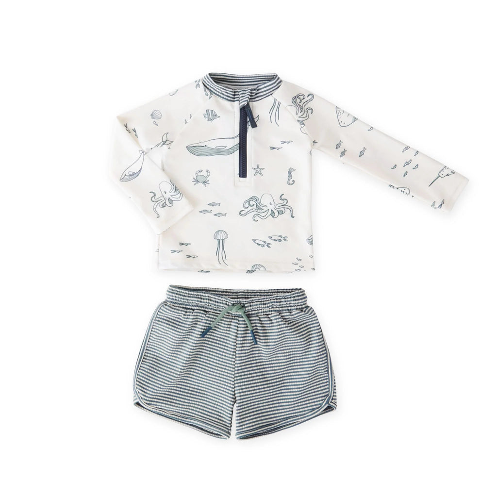 Toddler Rash Guard - 2 Piece Swimsuit
