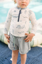 Toddler Rash Guard - 2 Piece Swimsuit