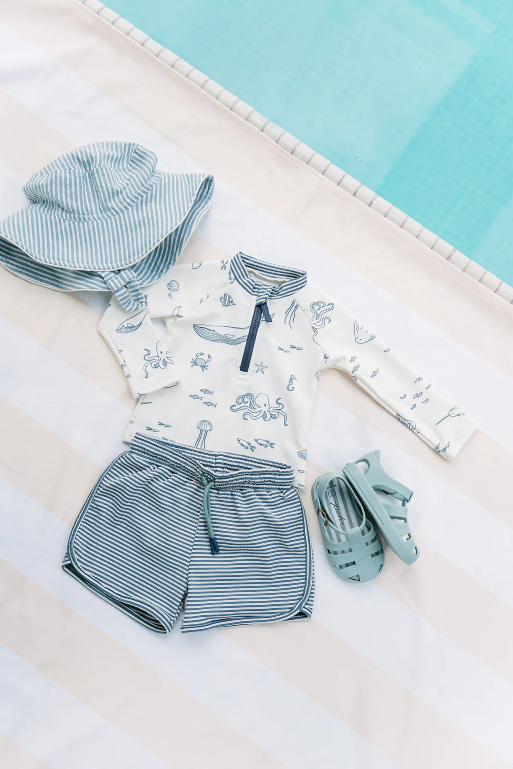 Toddler Rash Guard - 2 Piece Swimsuit