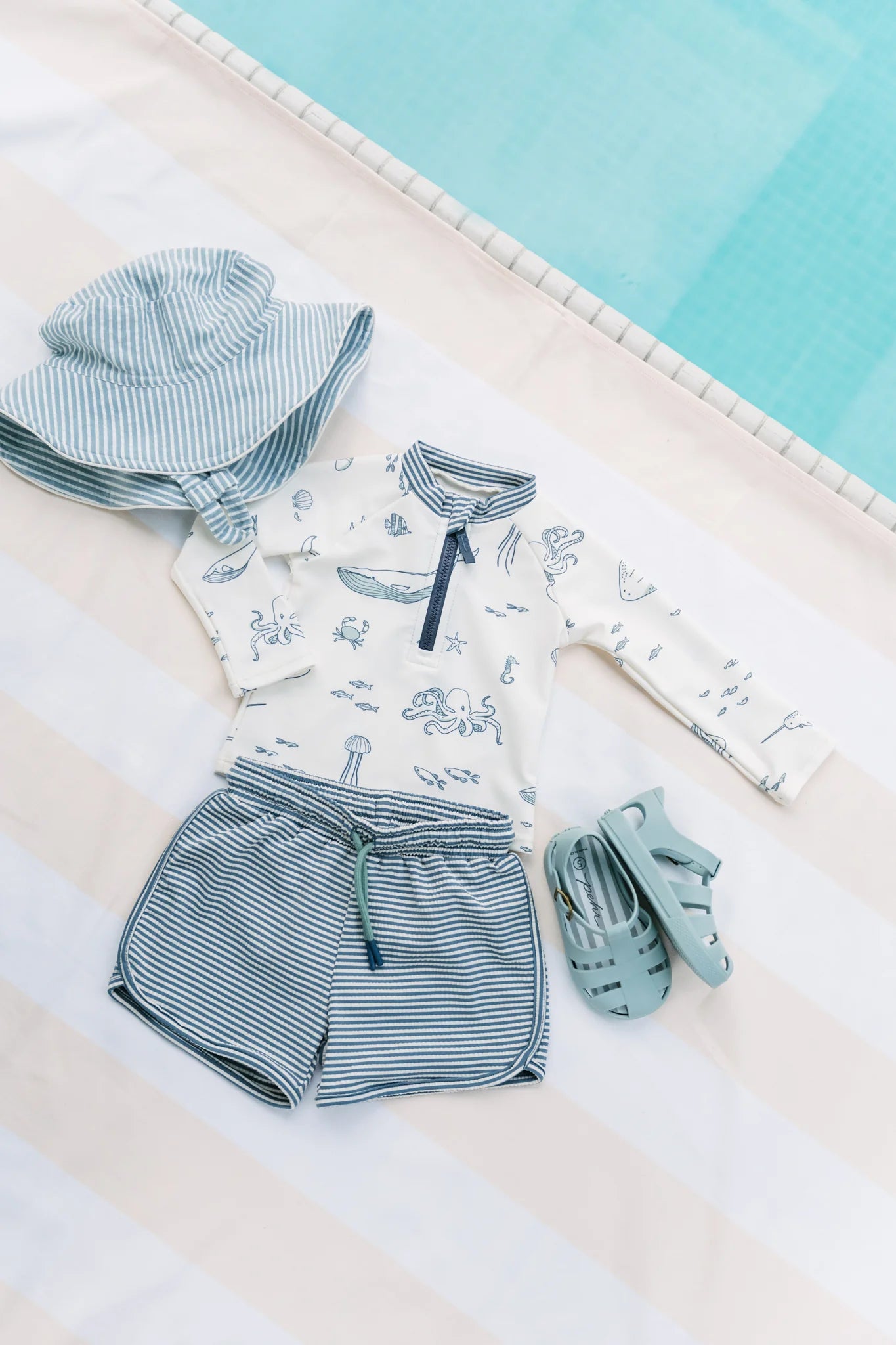 Toddler Rash Guard - 2 Piece Swimsuit