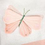 Bloom Butterfly 3D - Organic Jacquard Knit Baby Blanket