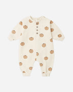 Pumpkin Relaxed Fleece Jumpsuit