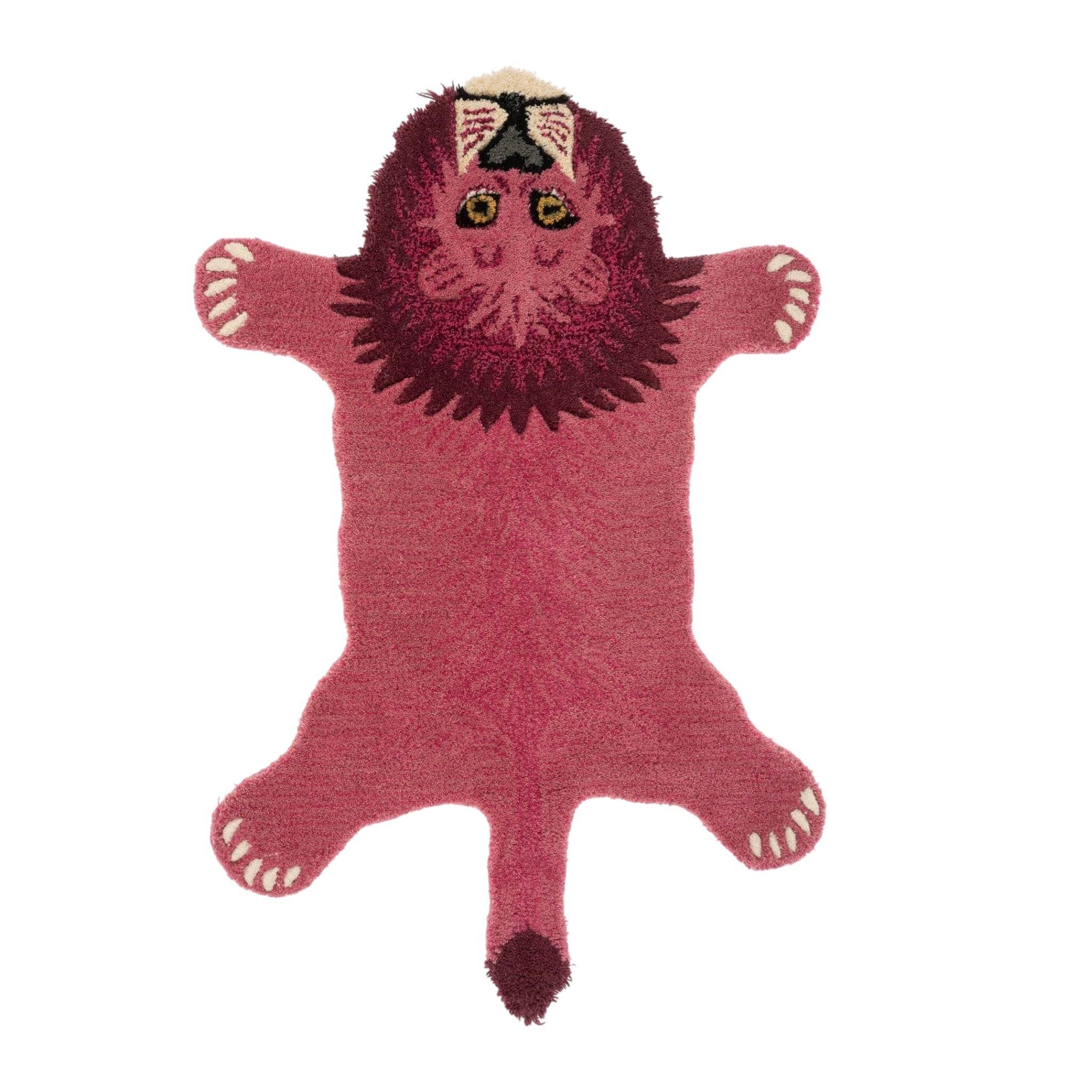 Animal Mat Pink Lion