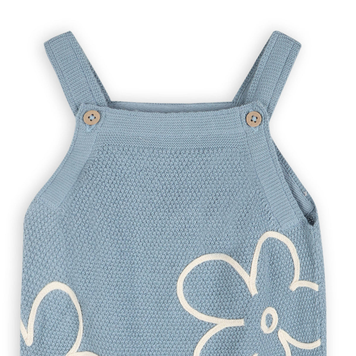 Wildflower Embr Knit Baby Overall Set