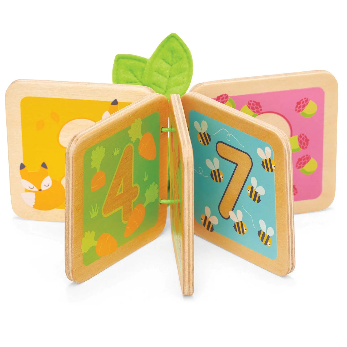 123 Numbers Wooden Book