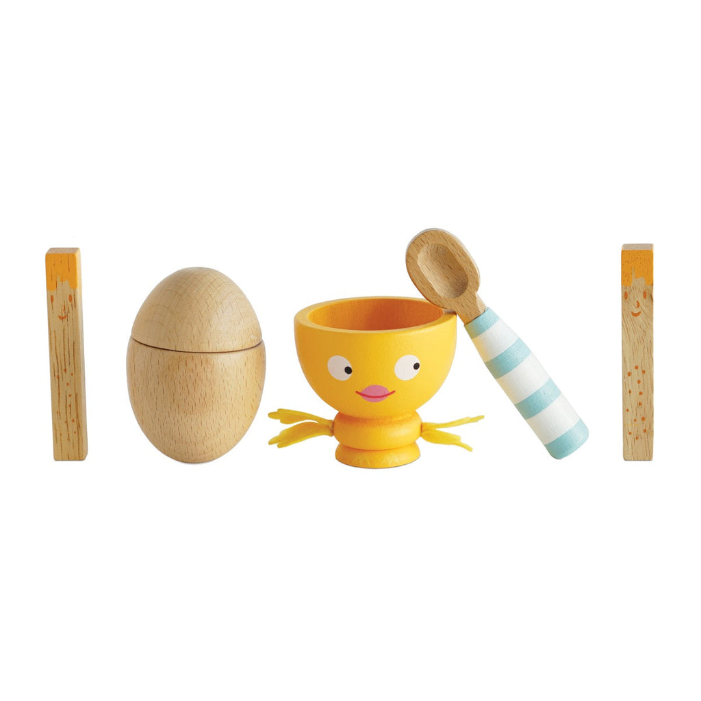 Wooden Egg Cup & Soldiers
