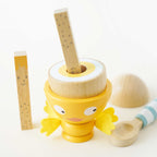 Wooden Egg Cup & Soldiers