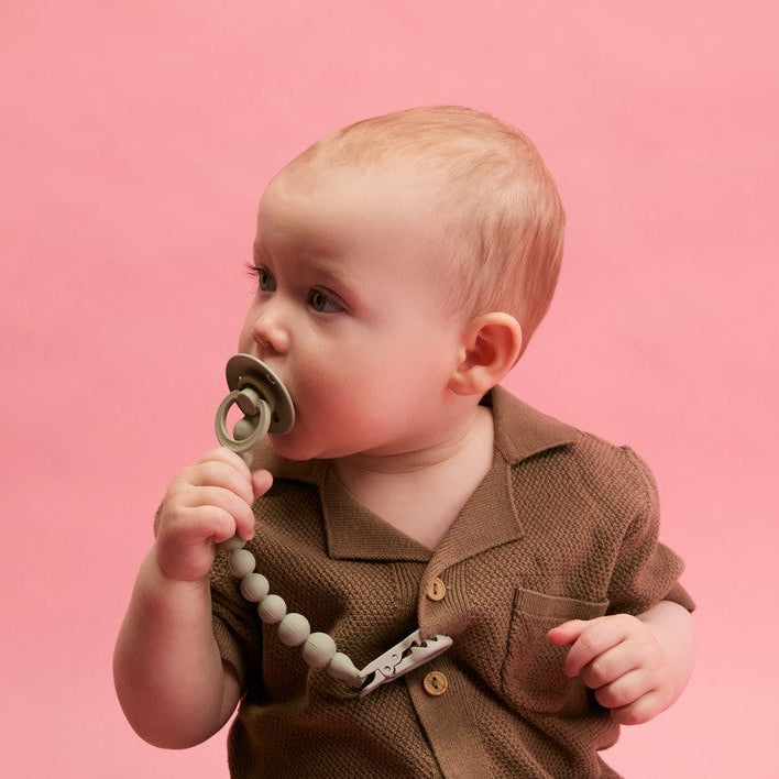 BIBS Beaded Pacifier Clip