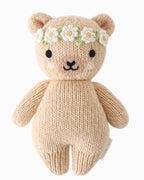 Baby honey bear (ivory floral)
