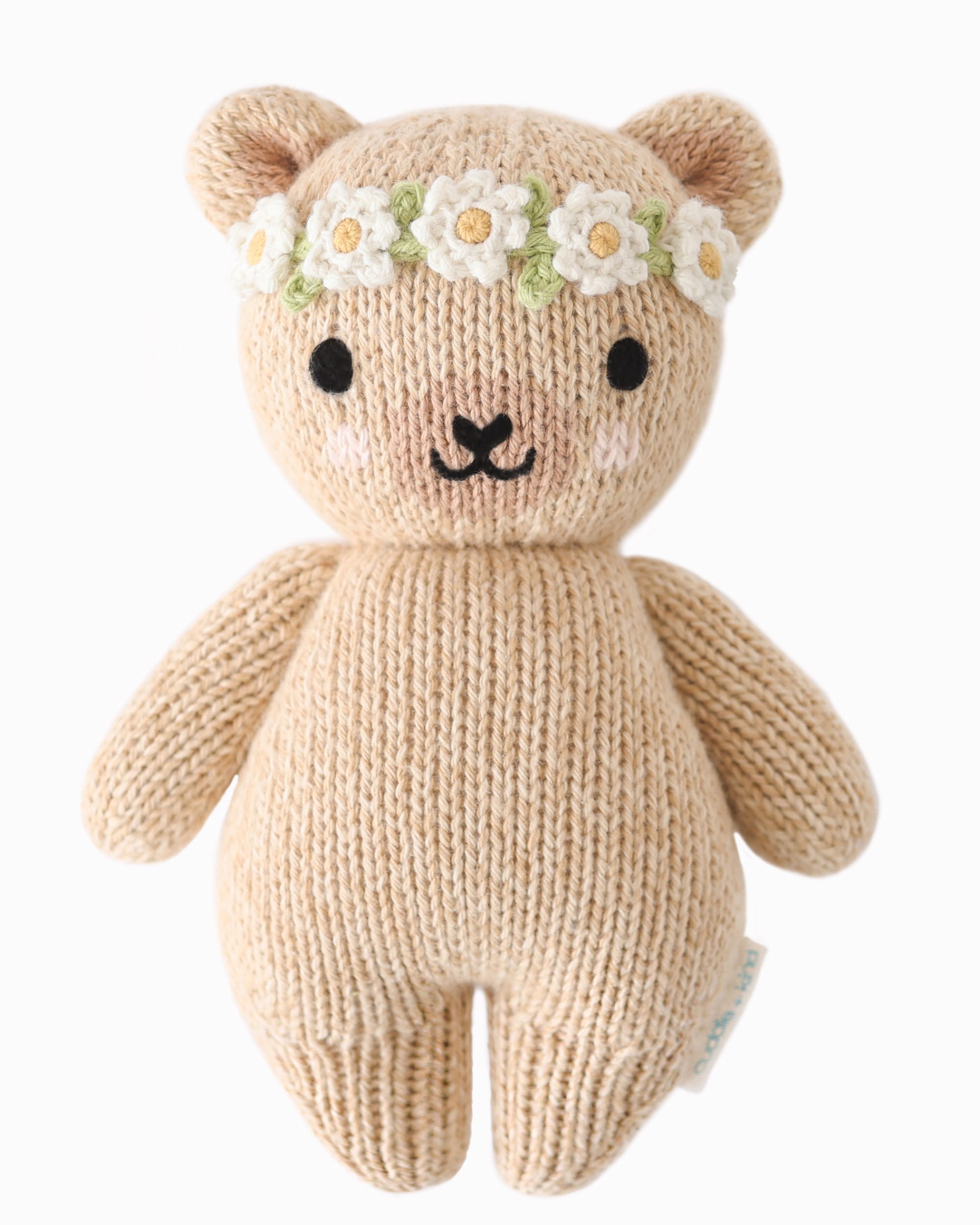 Baby honey bear (ivory floral)