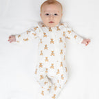 Footed Sleeper Vintage Bear