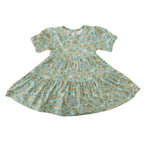 Short Sleeve Tiered Dress