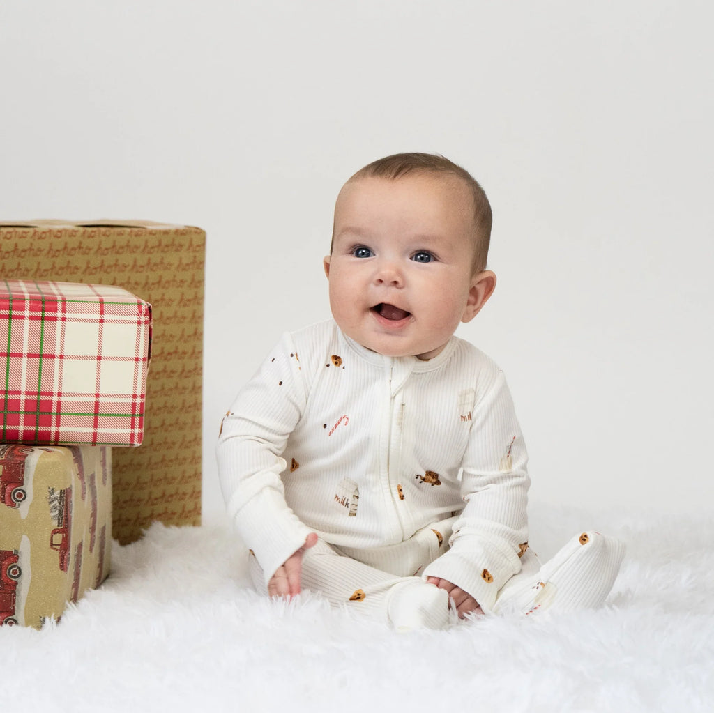 Holiday Bamboo Footed Sleeper