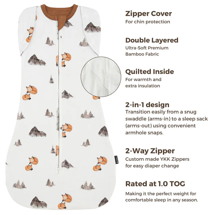 1.0 TOG Convertible Swaddle Sack