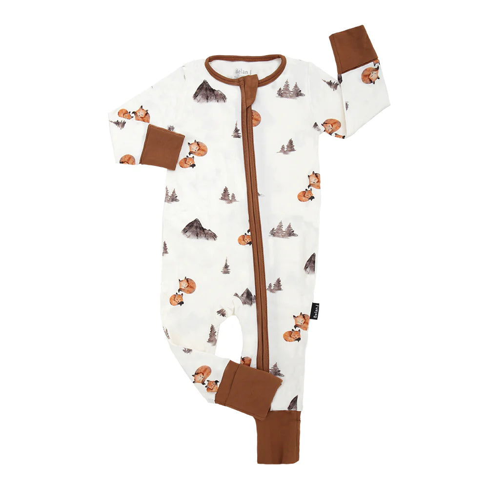 Footless Sleeper with Fold Over Cuffs