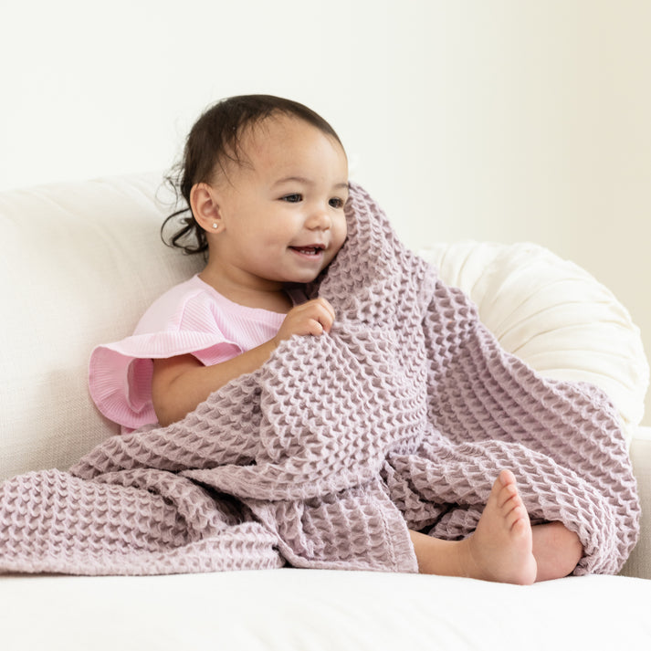Waffle Baby Blanket