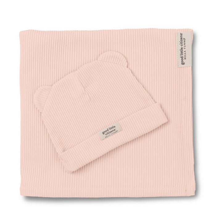 Swaddle & Beanie Set