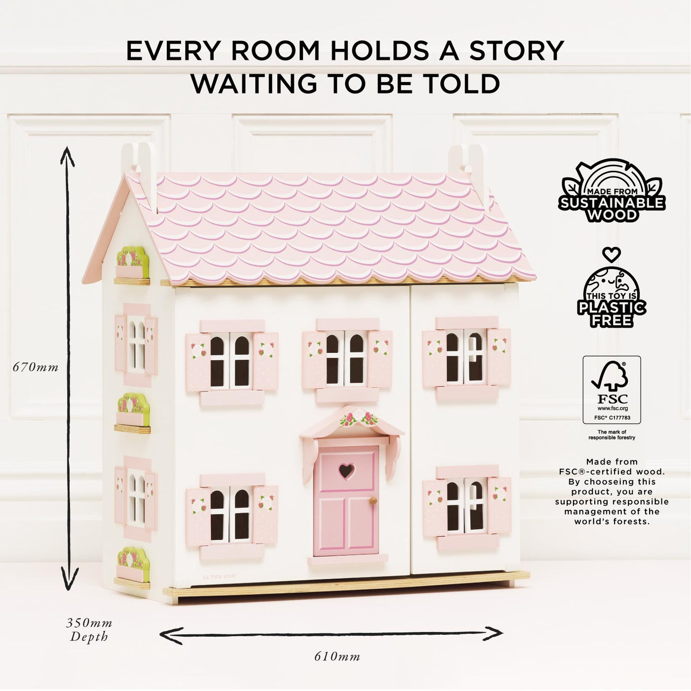 Sophie's Wooden Doll House