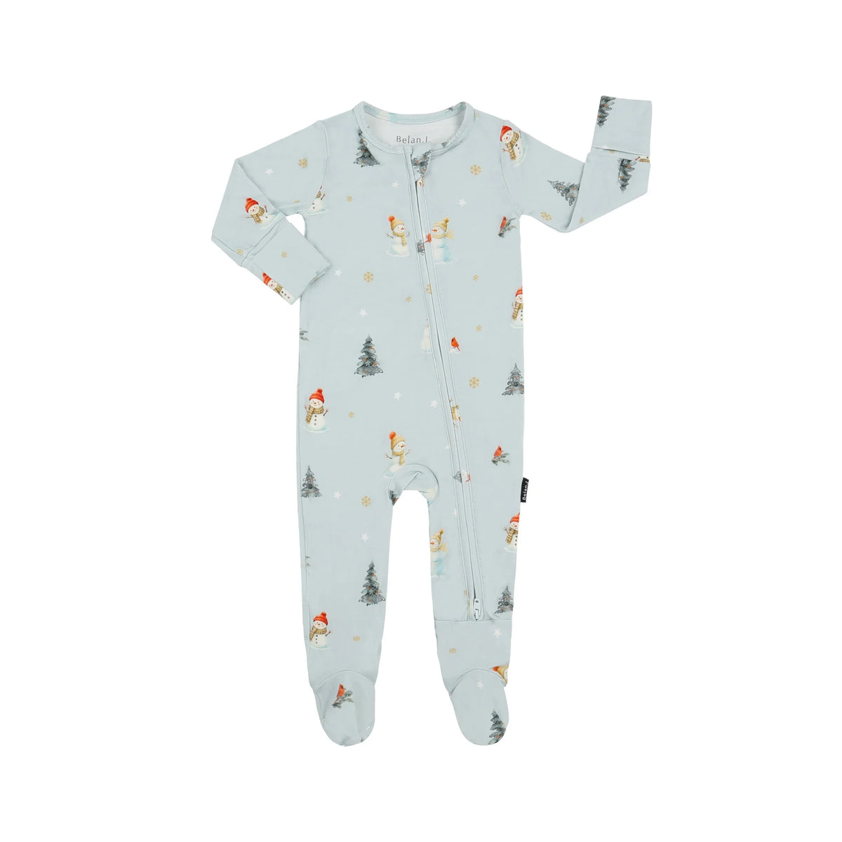 Holiday Bamboo Footed Sleeper