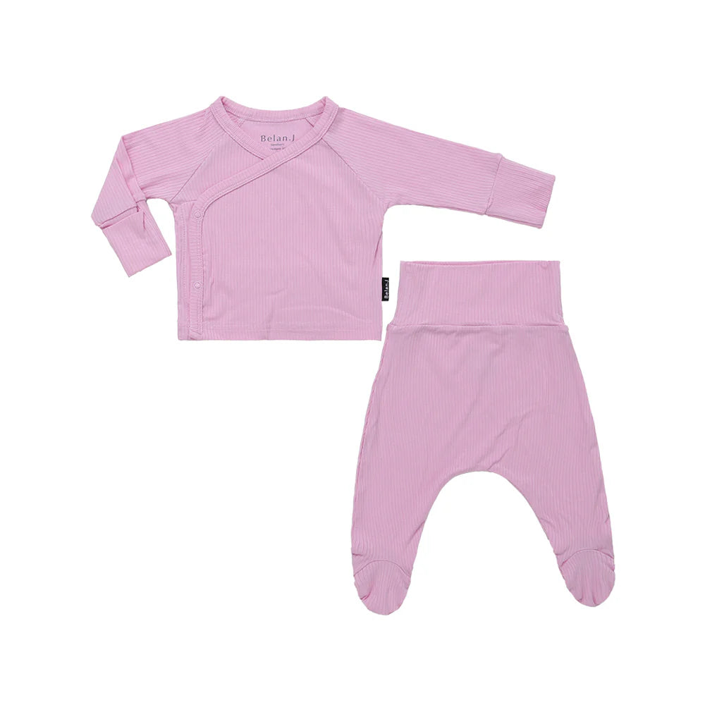 Ribbed BambooTake Me Home Kimono Set